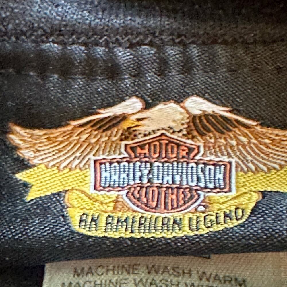 Harley-Davidson FXRG Black Long Sleeve Quarter Zip Up Women’s L - Picture 5 of 8